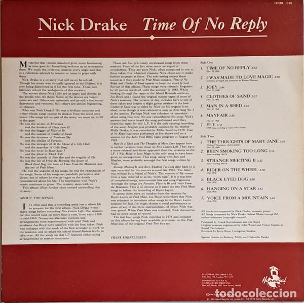 Discos de vinilo: NICK DRAKE - TIME OF NO REPLY - LP - Foto 2