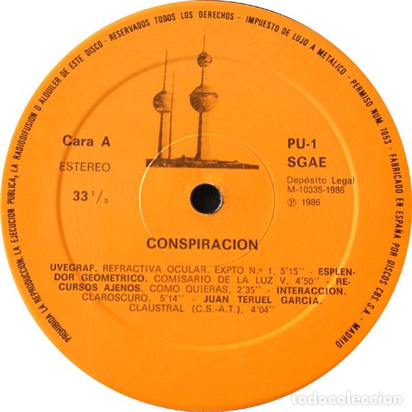 Discos de vinilo: VARIOS - CONSPIRACION - LP - Foto 3