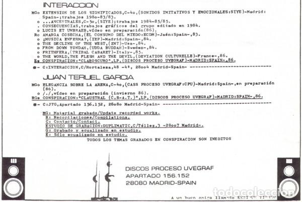 Discos de vinilo: VARIOS - CONSPIRACION - LP - Foto 6