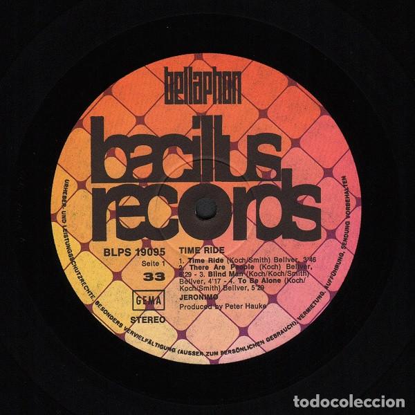 Discos de vinilo: JERONIMO - TIME RIDE - LP - Foto 3