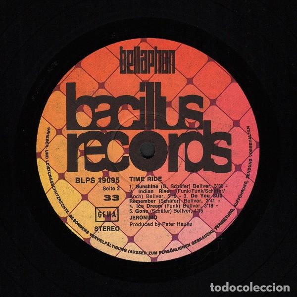 Discos de vinilo: JERONIMO - TIME RIDE - LP - Foto 4
