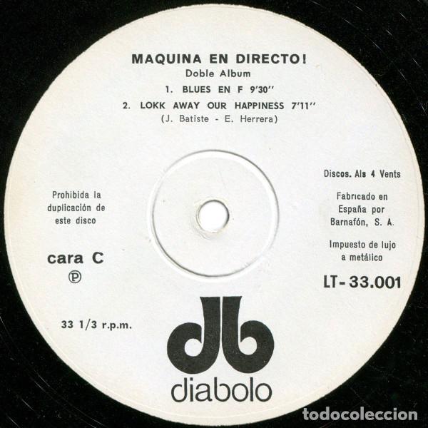 Discos de vinilo: M&Aacute;QUINA - EN DIRECTO - 2 LP - Foto 6