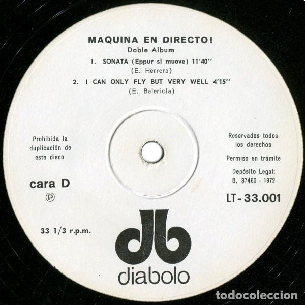 Discos de vinilo: M&Aacute;QUINA - EN DIRECTO - 2 LP - Foto 7