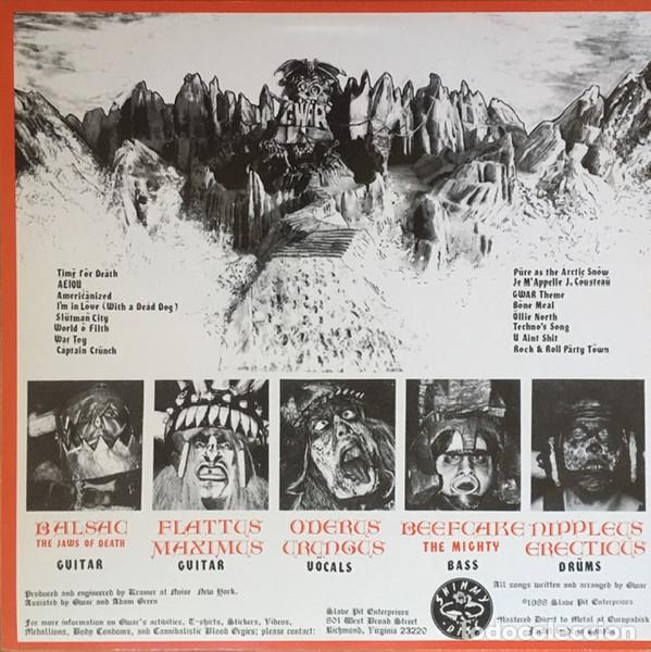 Discos de vinilo: GWAR - HELL-O! - LP - Discos La Metralleta - Foto 2