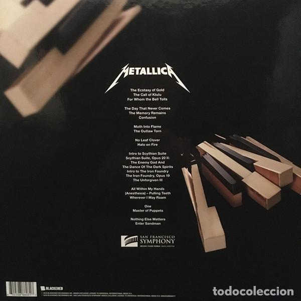 Discos de vinilo: METALLICA & SAN FRANCISCO SYMPHONY - S&M2 - BOX LP - Foto 2