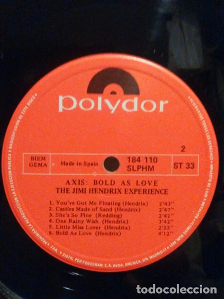 Discos de vinilo: THE JIMI HENDRIX EXPERIENCE - AXIS: BOLD AS LOVE - LP - Foto 7