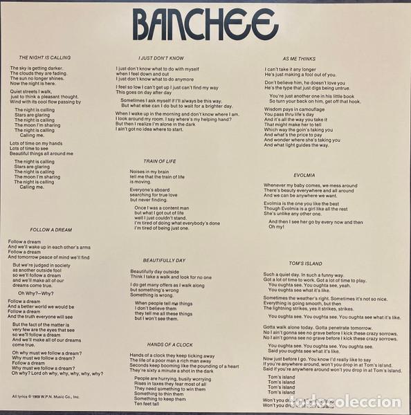 Discos de vinilo: BANCHEE - BANCHEE - LP - Foto 5