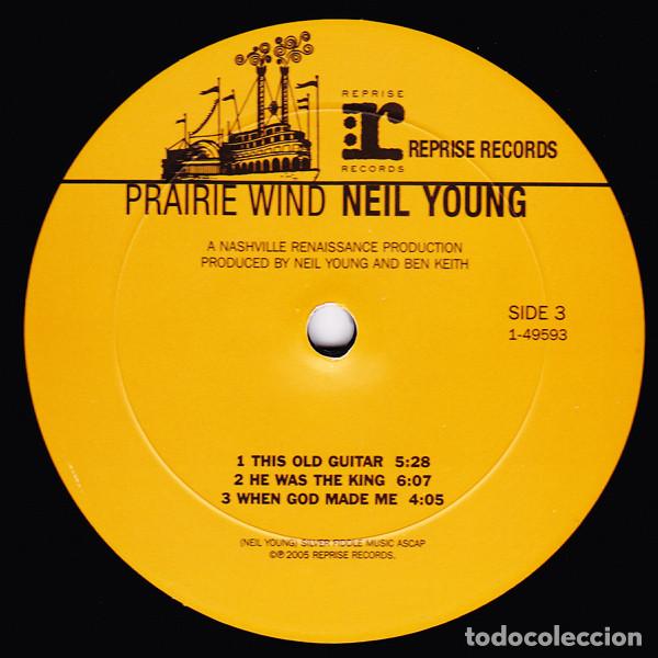 Discos de vinilo: NEIL YOUNG - PRAIRIE WIND - 2 LP - Foto 7