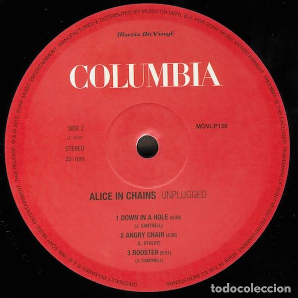 Discos de vinilo: ALICE IN CHAINS - MTV UNPLUGGED - 2 LP - Foto 4