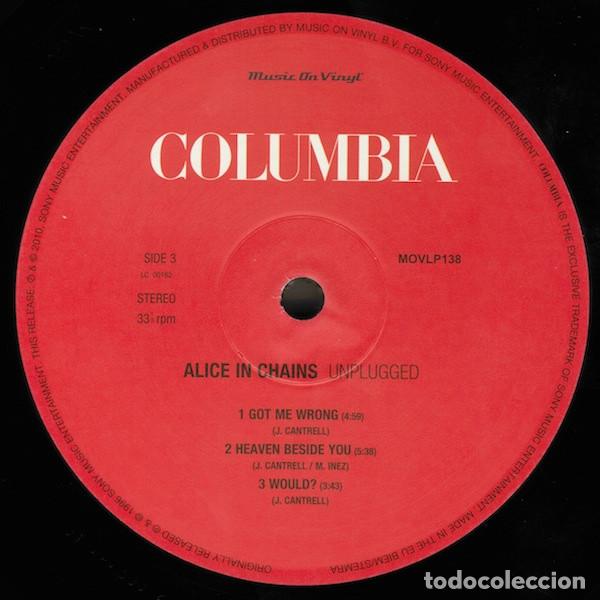 Discos de vinilo: ALICE IN CHAINS - MTV UNPLUGGED - 2 LP - Foto 5