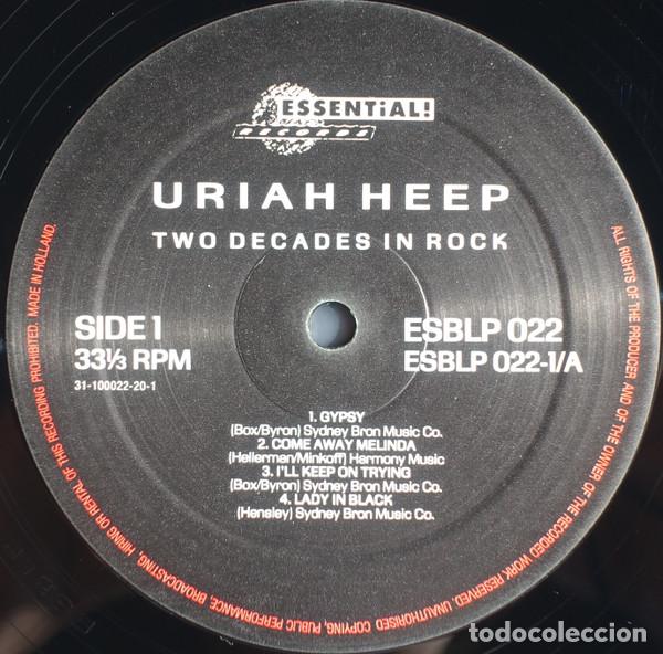 Discos de vinilo: URIAH HEEP - TWO DECADES IN ROCK - BOX LP - Foto 5