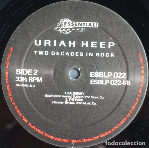 Discos de vinilo: URIAH HEEP - TWO DECADES IN ROCK - BOX LP - Foto 6