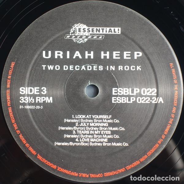 Discos de vinilo: URIAH HEEP - TWO DECADES IN ROCK - BOX LP - Foto 7
