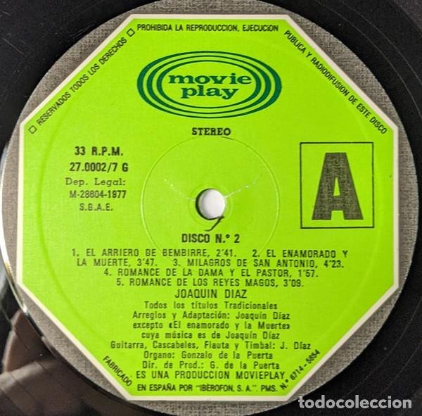 Discos de vinilo: JOAQU&Iacute;N D&Iacute;AZ - CANCIONERO DE ROMANCES - 5 LP - Foto 4