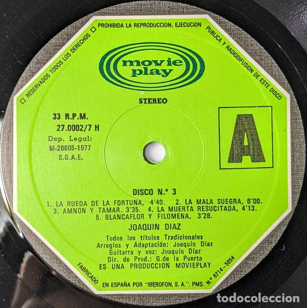 Discos de vinilo: JOAQU&Iacute;N D&Iacute;AZ - CANCIONERO DE ROMANCES - 5 LP - Foto 6