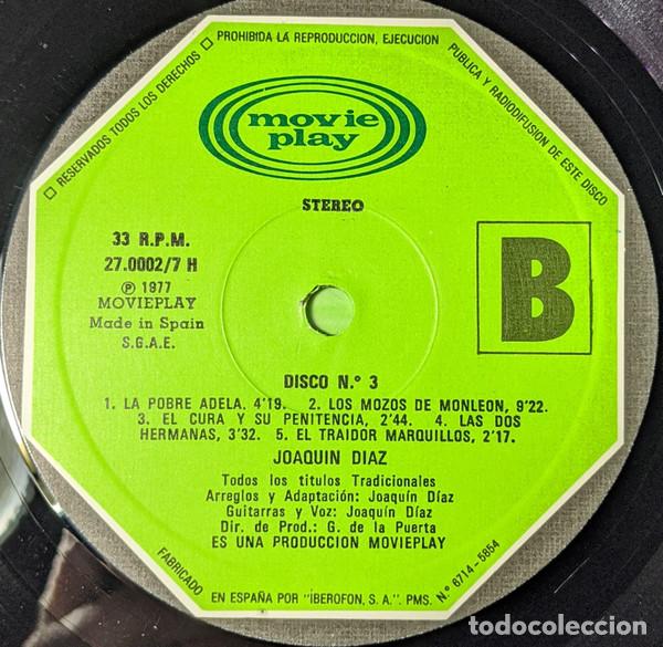 Discos de vinilo: JOAQU&Iacute;N D&Iacute;AZ - CANCIONERO DE ROMANCES - 5 LP - Foto 7