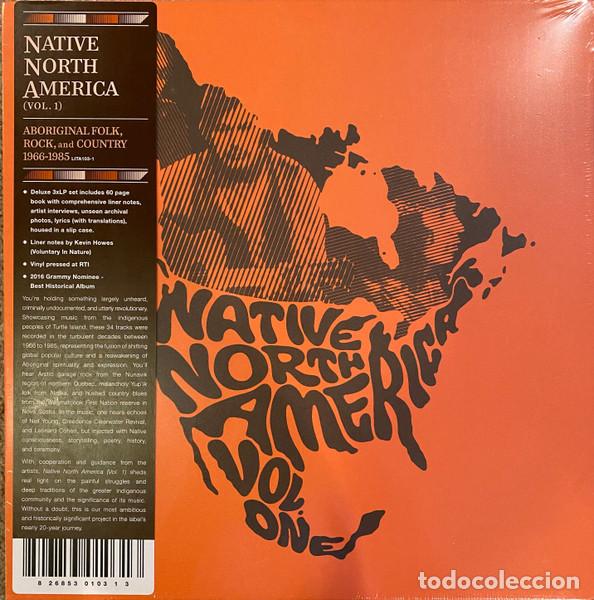 Discos de vinilo: VARIOS - NATIVE NORTH AMERICA (VOL. 1) (ABORIGINAL FOLK, ROCK, AND COUNTRY 1966-1985) - BOX LP