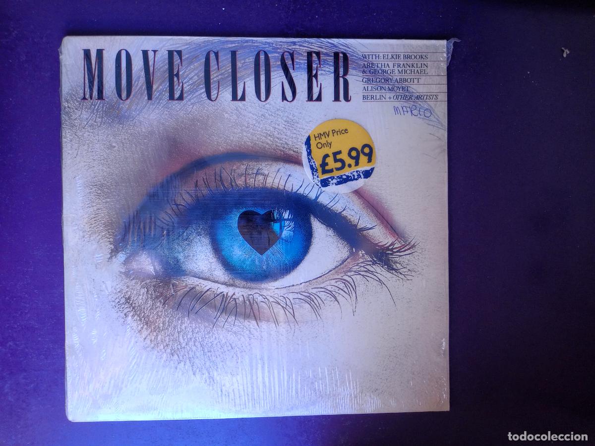 Discos de vinilo: Move Closer - LP CBS 1987 - Spandau Ballet, Aretha Franklin & George Michael, Erasure, Simply Red, E