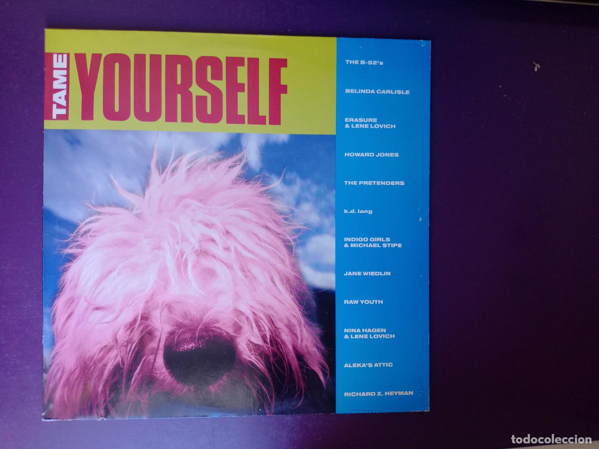 Discos de vinilo: Tame Yourself - LP WEA 1991 - B-52'S, ERASURE, Indigo Girls & Michael Stipe, Nina Hagen, Lene Lovich