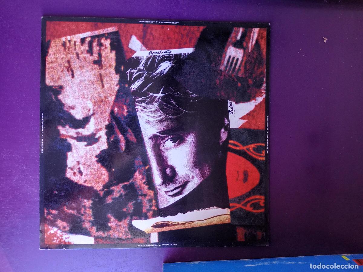 Discos de vinilo: Rod Stewart &lrm;&ndash; Vagabond Heart - LP WARNER 1991 - SIN USO