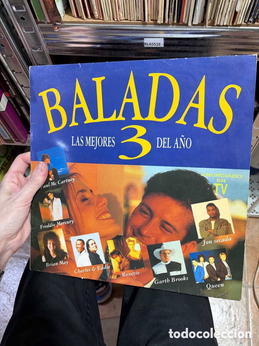 Discos de vinilo: BLAS52E BALADAS LAS MEORES 3 DEL A&Ntilde;O vinilo LP