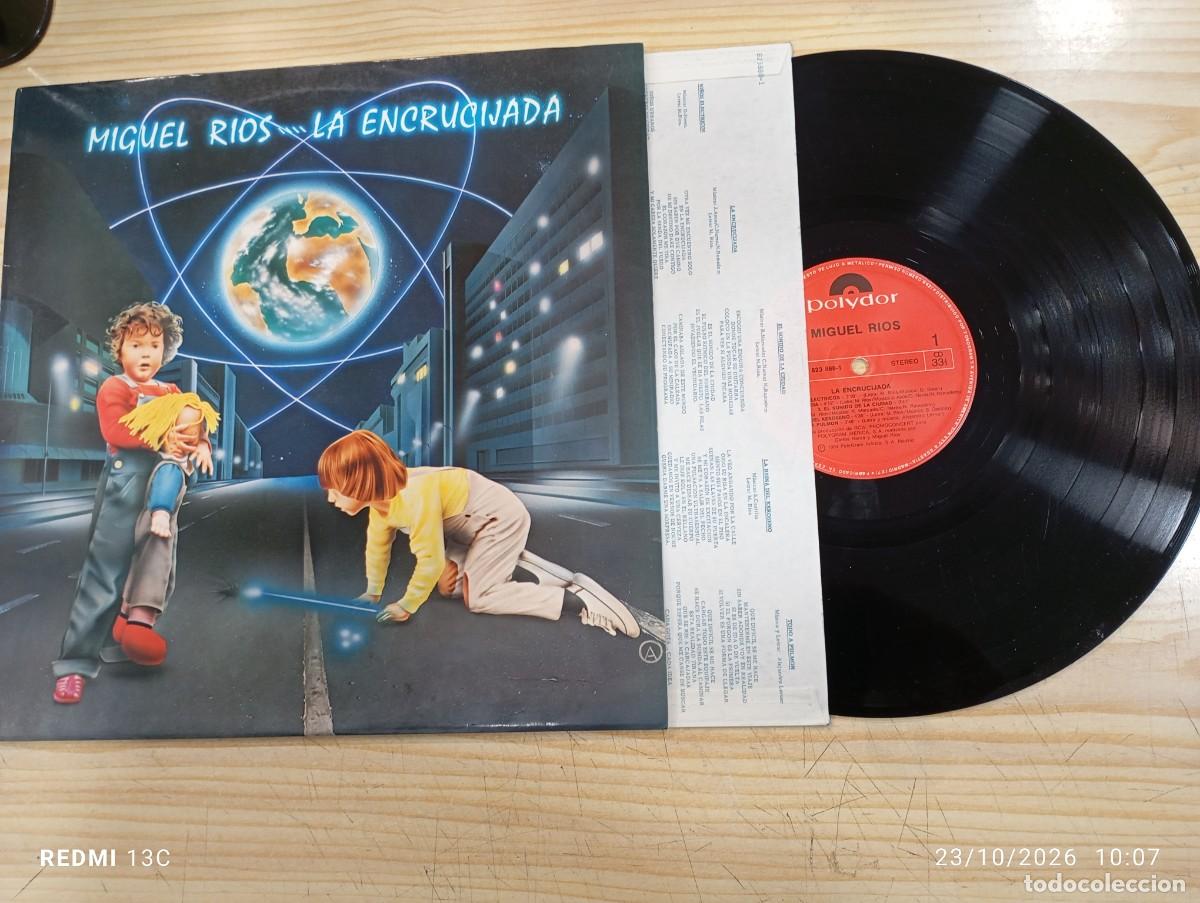 Discos de vinilo: Lp - Miguel Rios - la Encrucijada - Original 1984 - Con encarte - Muy buena copia