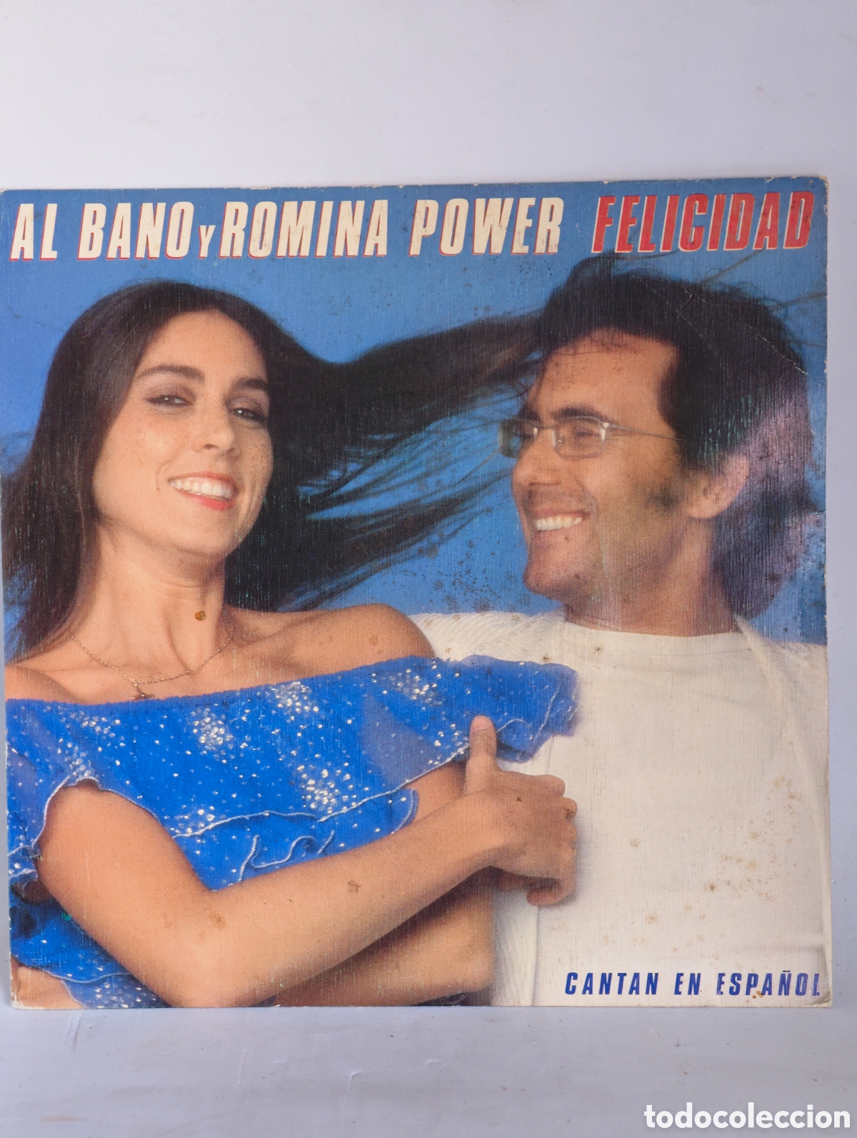 Discos de vinilo: single - disco albano y romina power felicidad cantan en espa&ntilde;ol - tdks9b