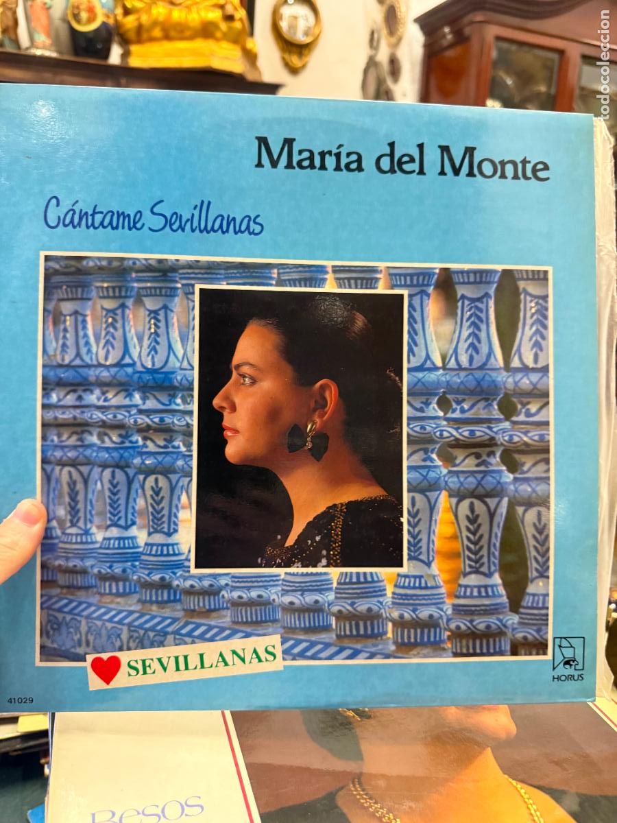 Discos de vinilo: LP MARIA DEL MONTE - CANTAME SEVILLANAS - Foto 1