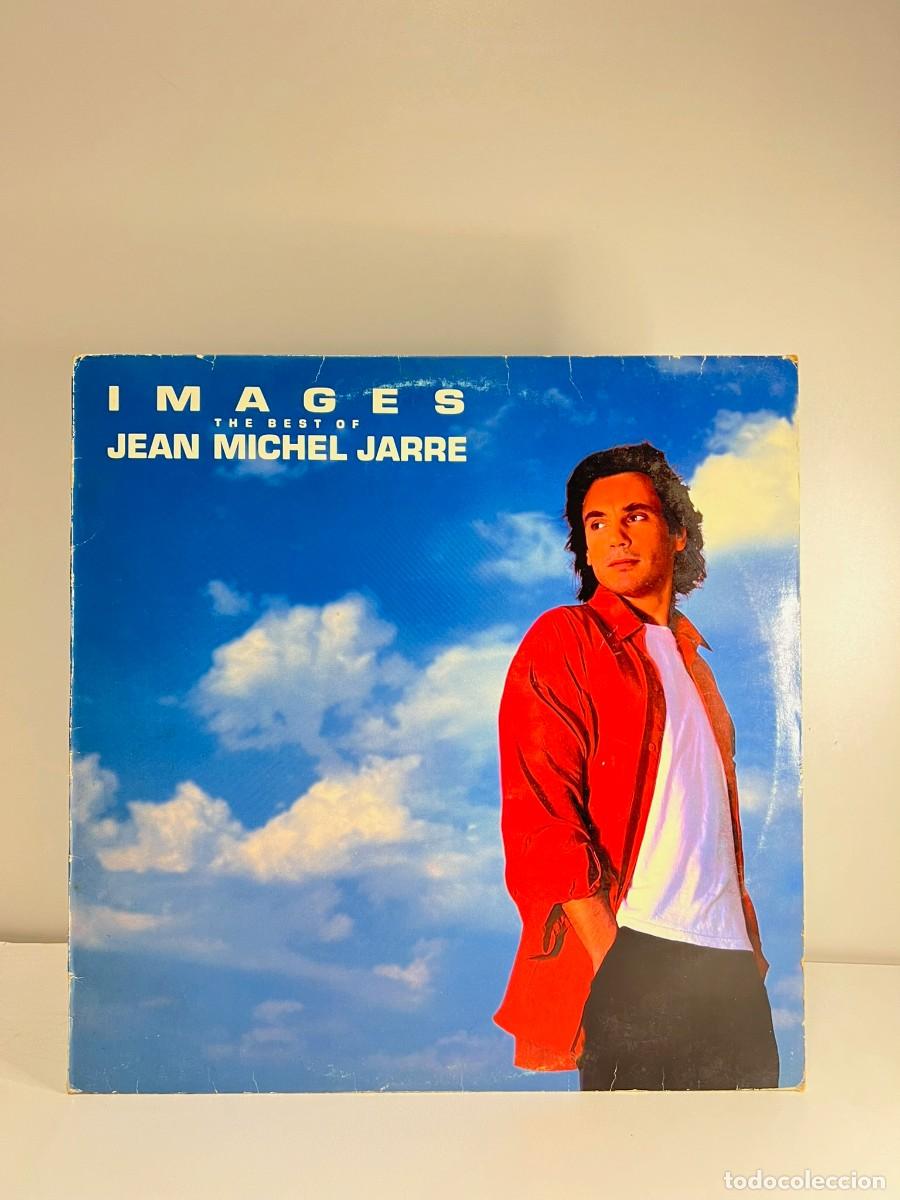 Discos de vinilo: JEAN MICHEL JARRE (LP) IMAGES THE BEST OF JEAN MICHEL JARRE - A&Ntilde;O 1991 - ENCARTE CON CREDITOS
