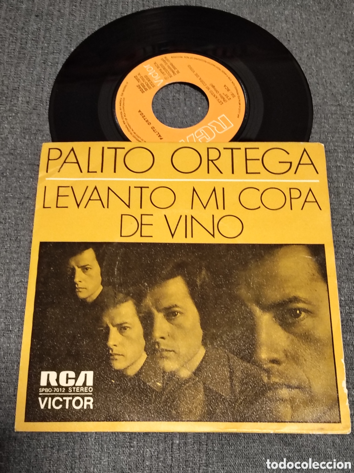 Discos de vinilo: vinilo simple (7 pulgadas) de Palito Ortega - Levanto Mi Copa De Vino