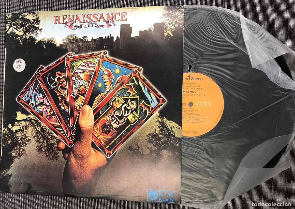 Discos de vinilo: LP RENAISSANCE TURN OF THE CARDS. BTM RECORDS 1974