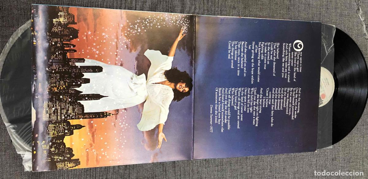 Discos de vinilo: 2 LP DONA SUMMER ONCE UPON A TIME... ARIOLA 1977 - Foto 2