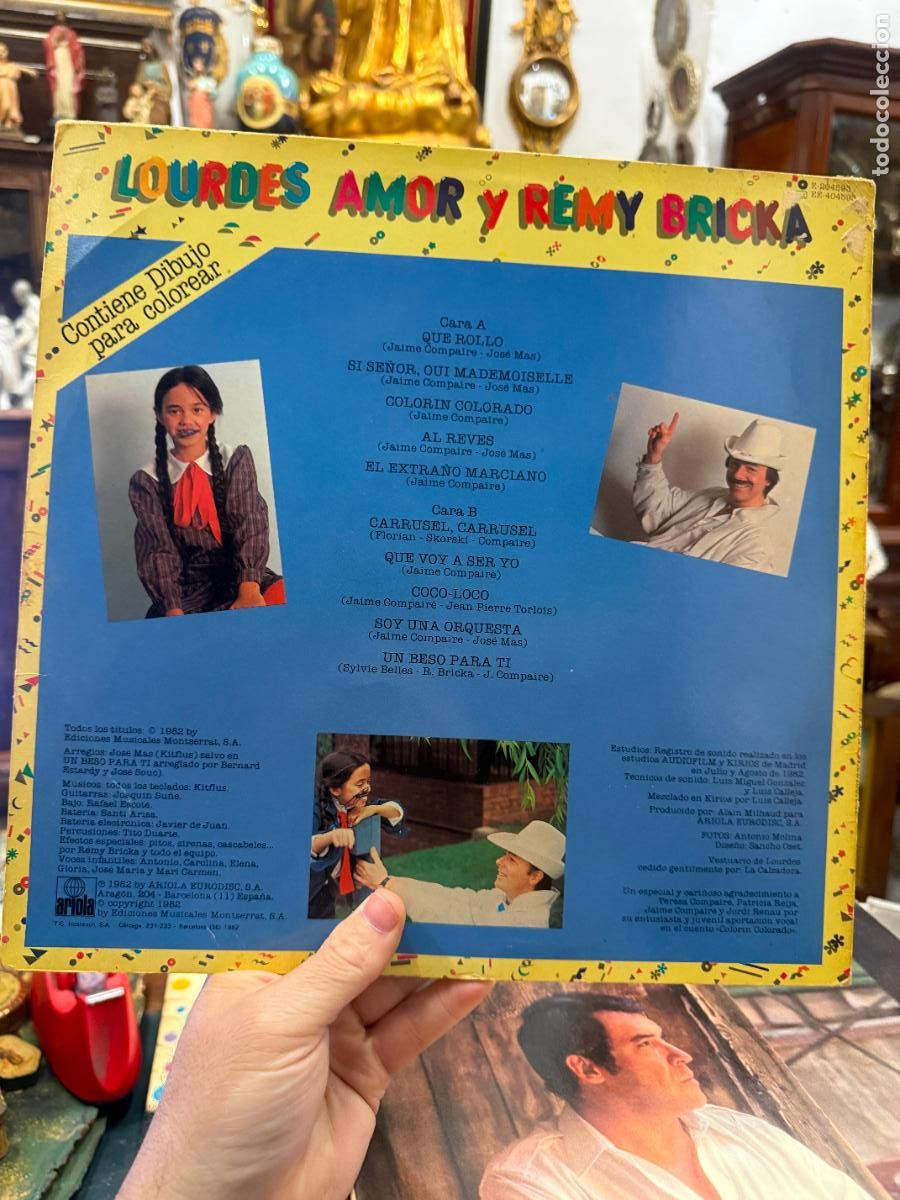 Discos de vinilo: LP LOURDES Y REMY -- - Foto 2