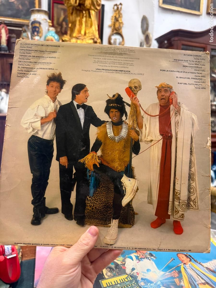 Discos de vinilo: LP EL LOCO MUNDO DE LOS PAYASOS - Foto 2