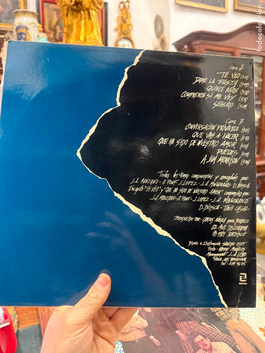 Discos de vinilo: LP TEBEO - CONVERSACION PRIVADA - Foto 2