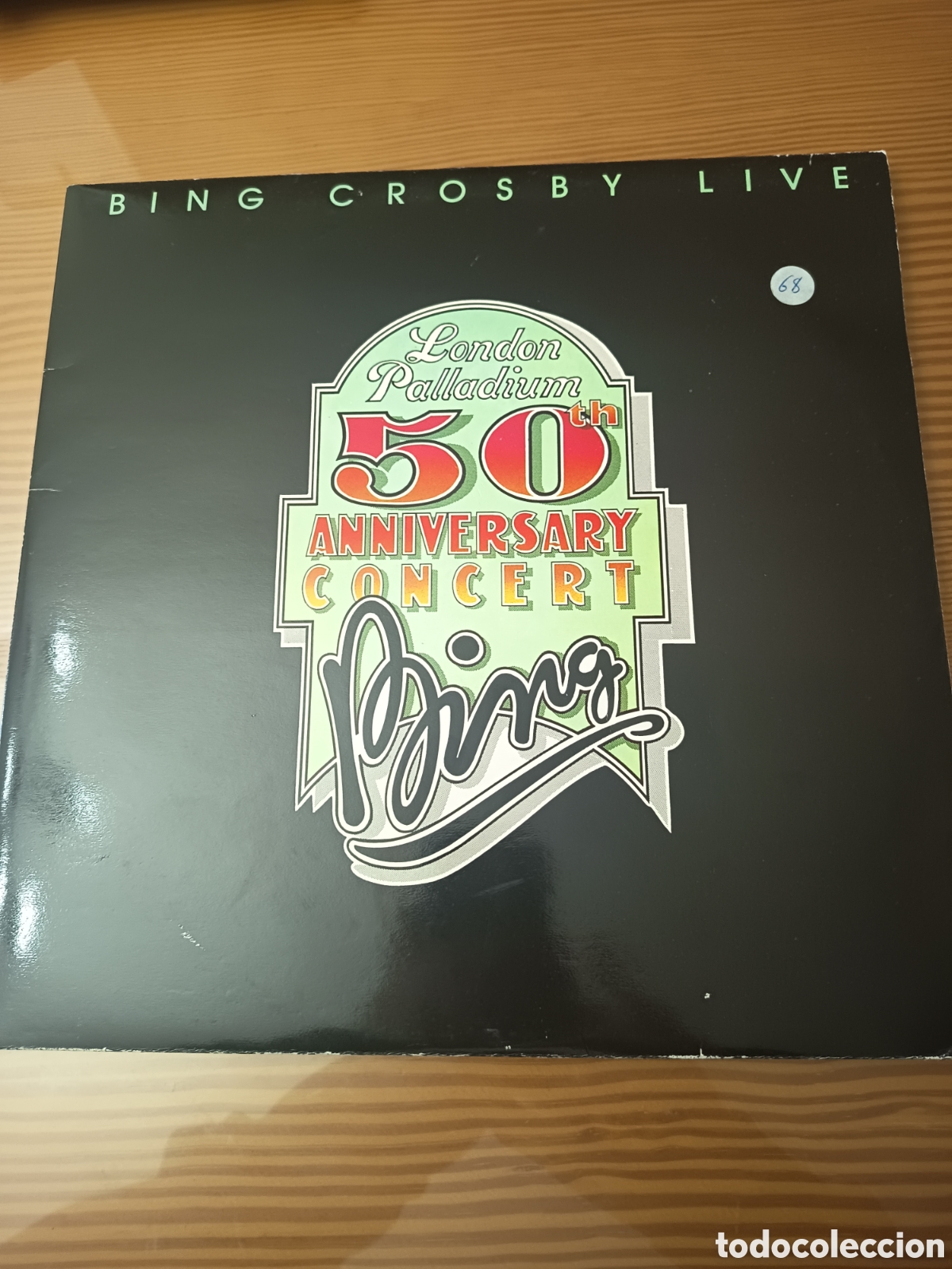 Discos de vinilo: Doble disco vinilo de Bing Crosby &rdquo; London Palladium 50 th. Anniversary Concert Bing &rdquo;