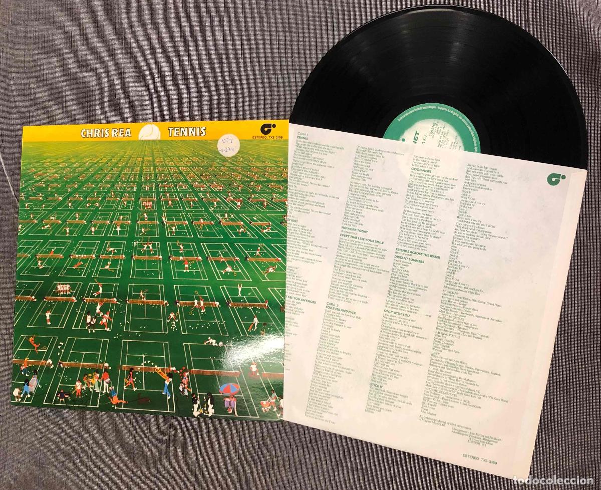Discos de vinilo: LP CHRIS REA TENNIS. MAGNET RECORDS COLUMBIA 1978