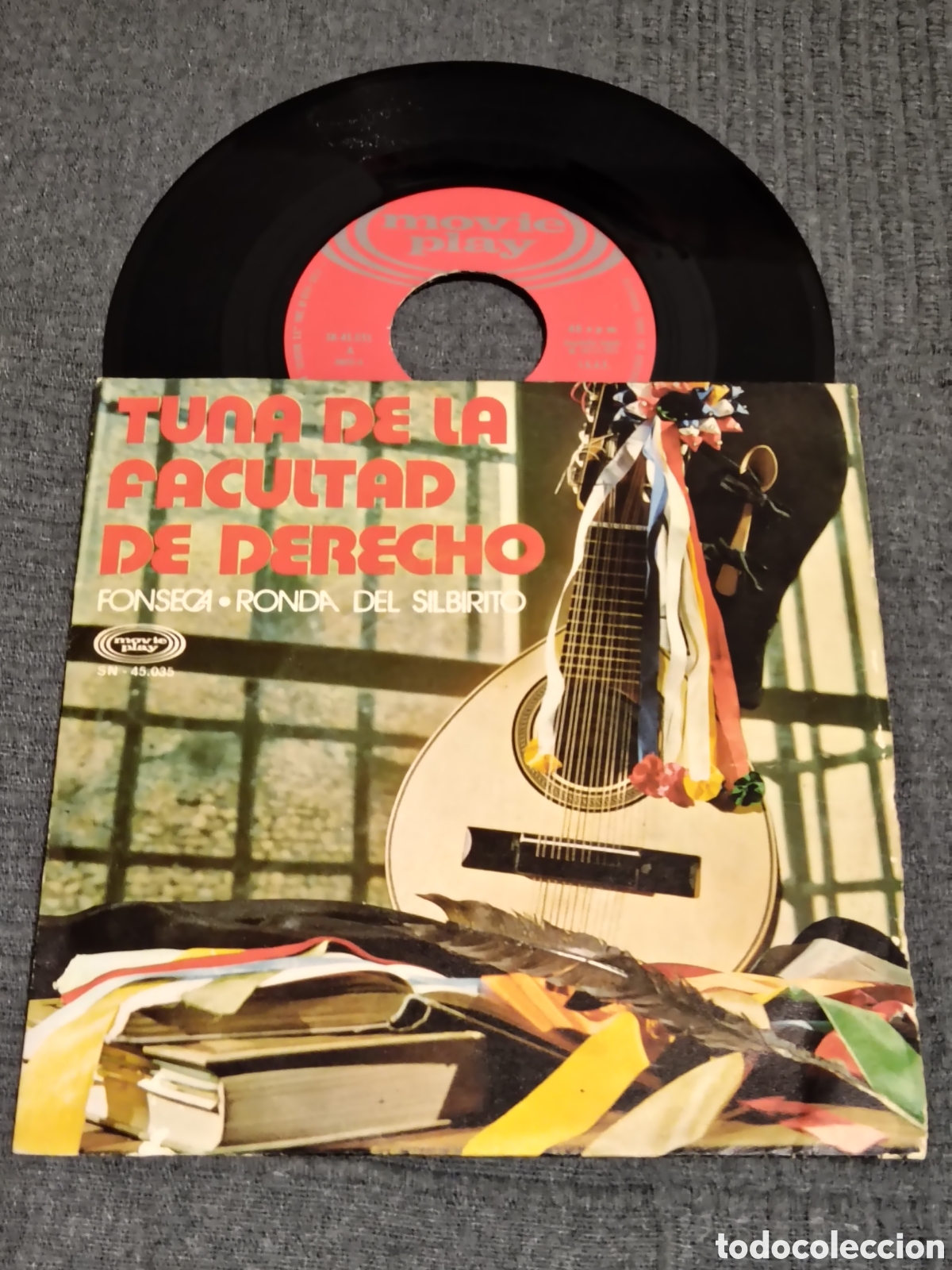 Discos de vinilo: vinilo single (7&rdquo;) de la Tuna de la Facultad de Derecho de Madrid