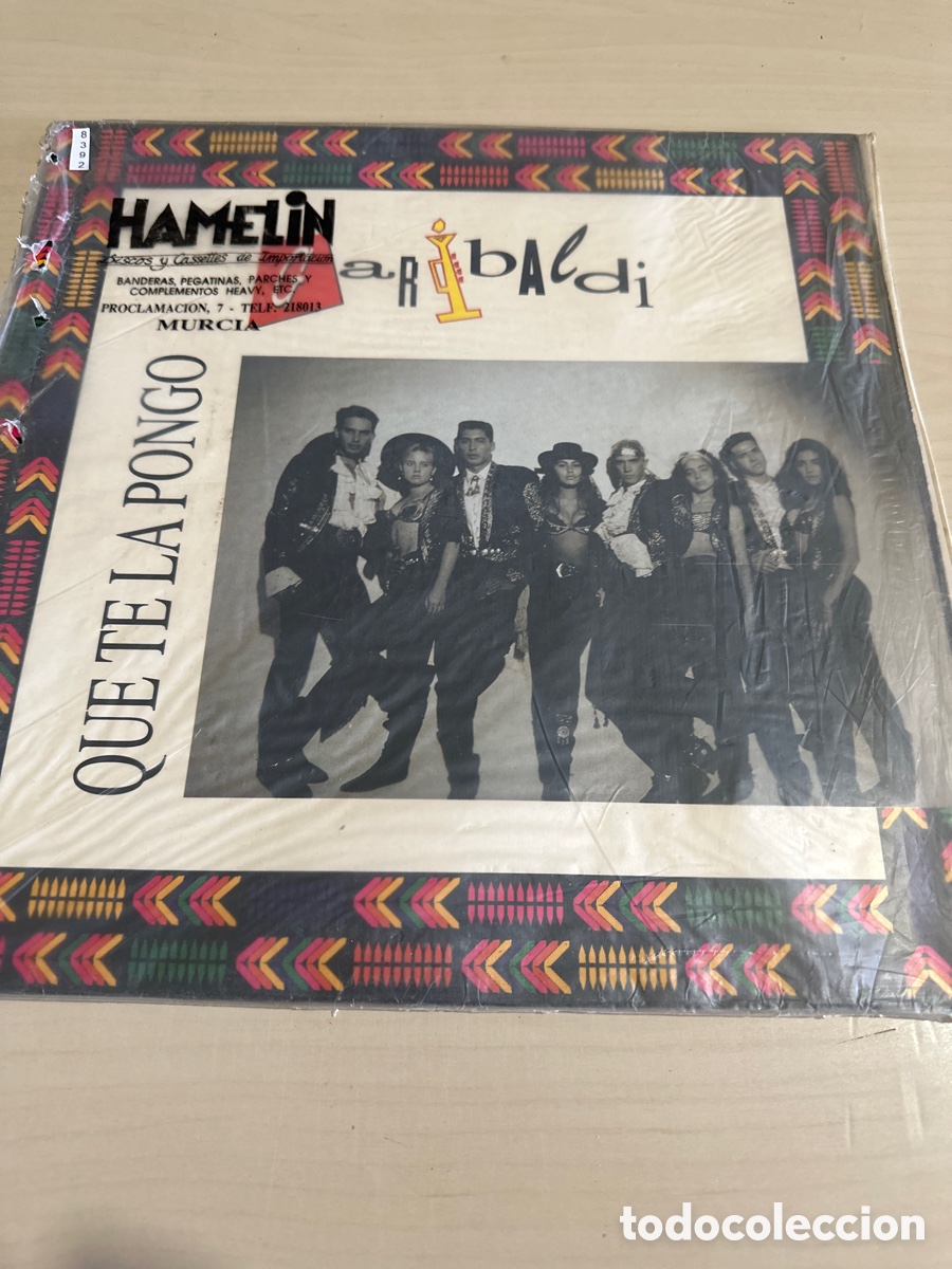 Discos de vinilo: VIN8392 Garibaldi que te pongo vinilo segunda mano