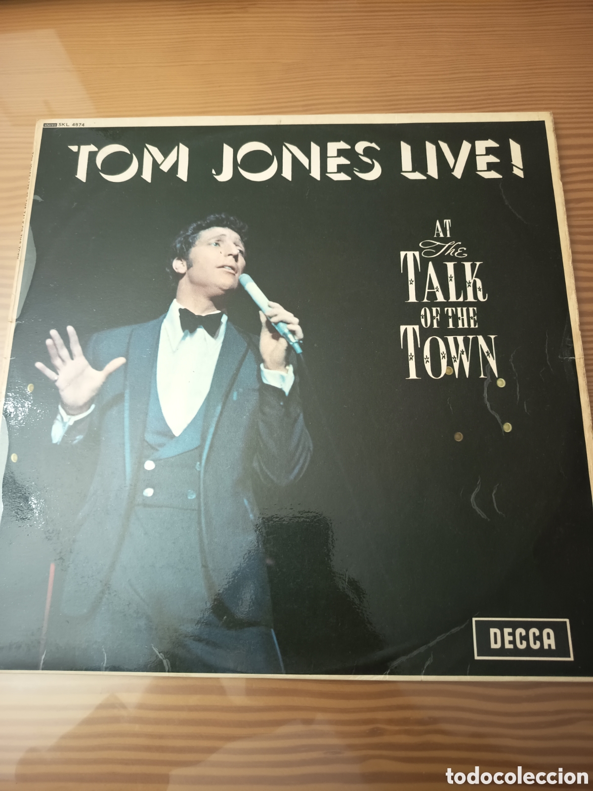Discos de vinilo: Disco vinilo LP de Tom Jones &rdquo; Live At The Talk Of The Town &rdquo; ,edici&oacute;n brit&aacute;nica de 1967
