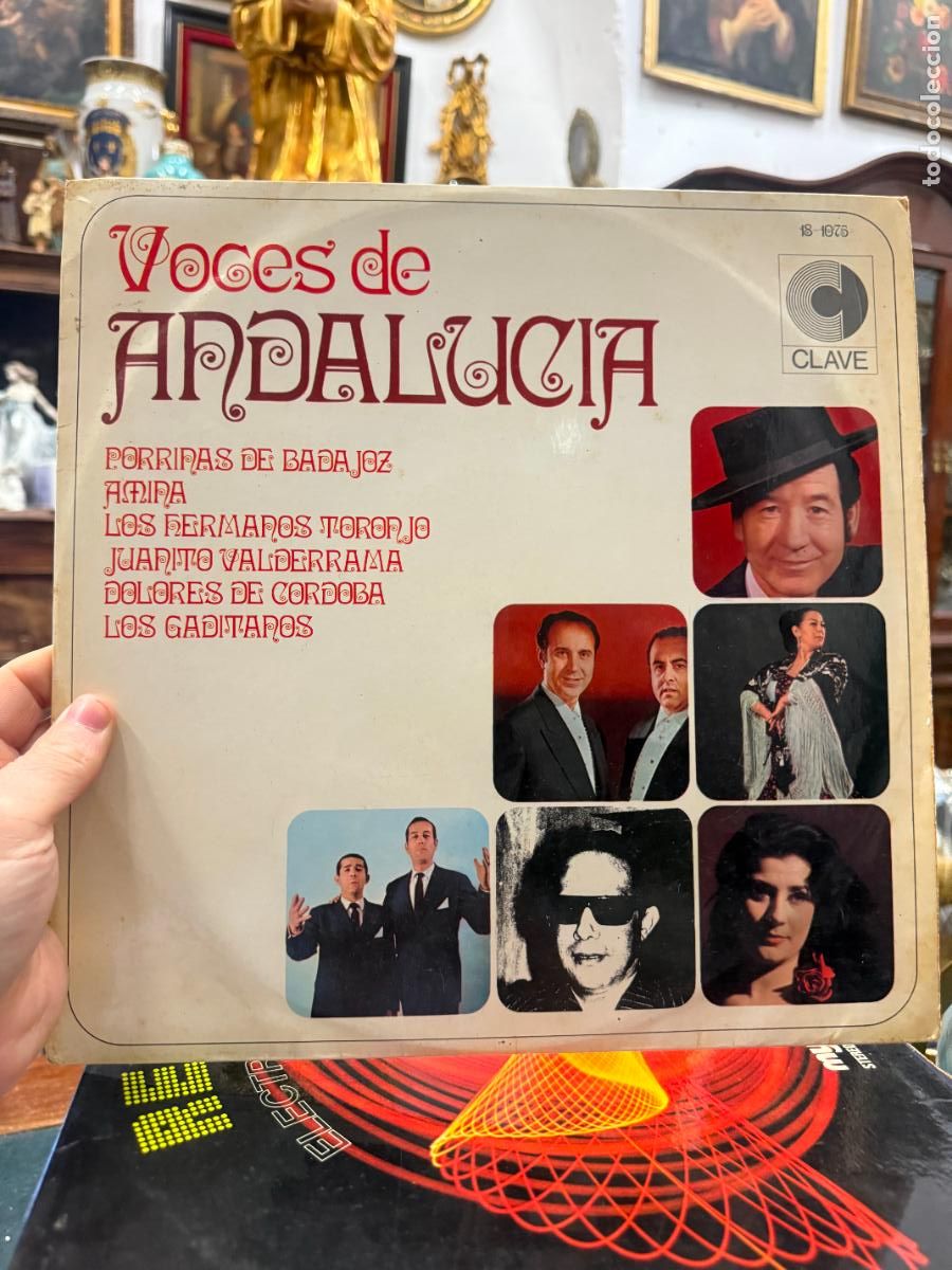 Discos de vinilo: LP VOCES DE ANDALUCIA