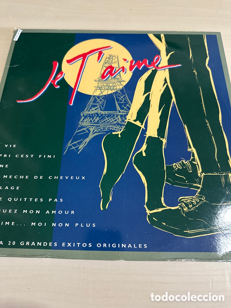 Discos de vinilo: VIN8393 je t&rsquo;Aim&eacute; vinilo segunda mano