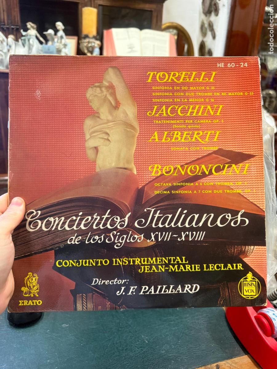 Vinyl records: LP CONCIERTOS ITALIANOS DE LOS SIGLOS XVII-XVIII