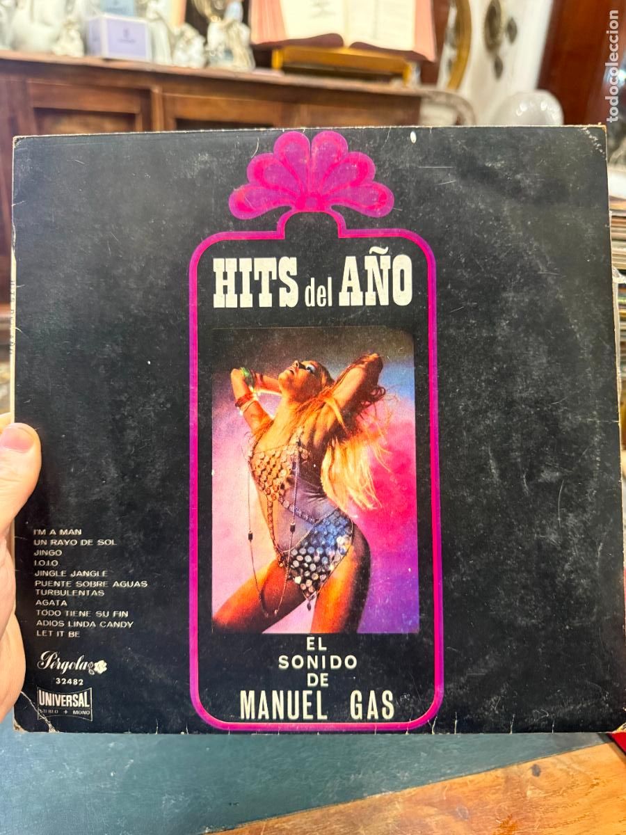 Discos de vinilo: LP HITS DEL A&Ntilde;O - EL SONIDO DE MANUEL GAS - Foto 1