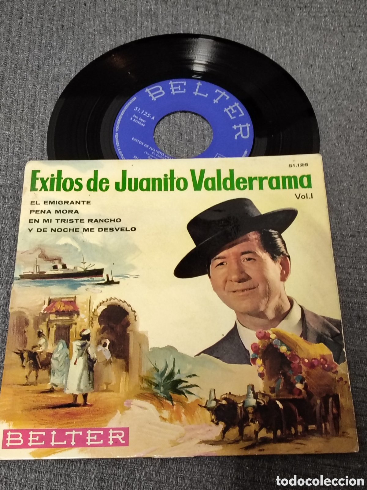Discos de vinilo: &Eacute;xitos de Juanito Valderrama Vol. I&rdquo; (Edici&oacute;n Espa&ntilde;a de 1964
