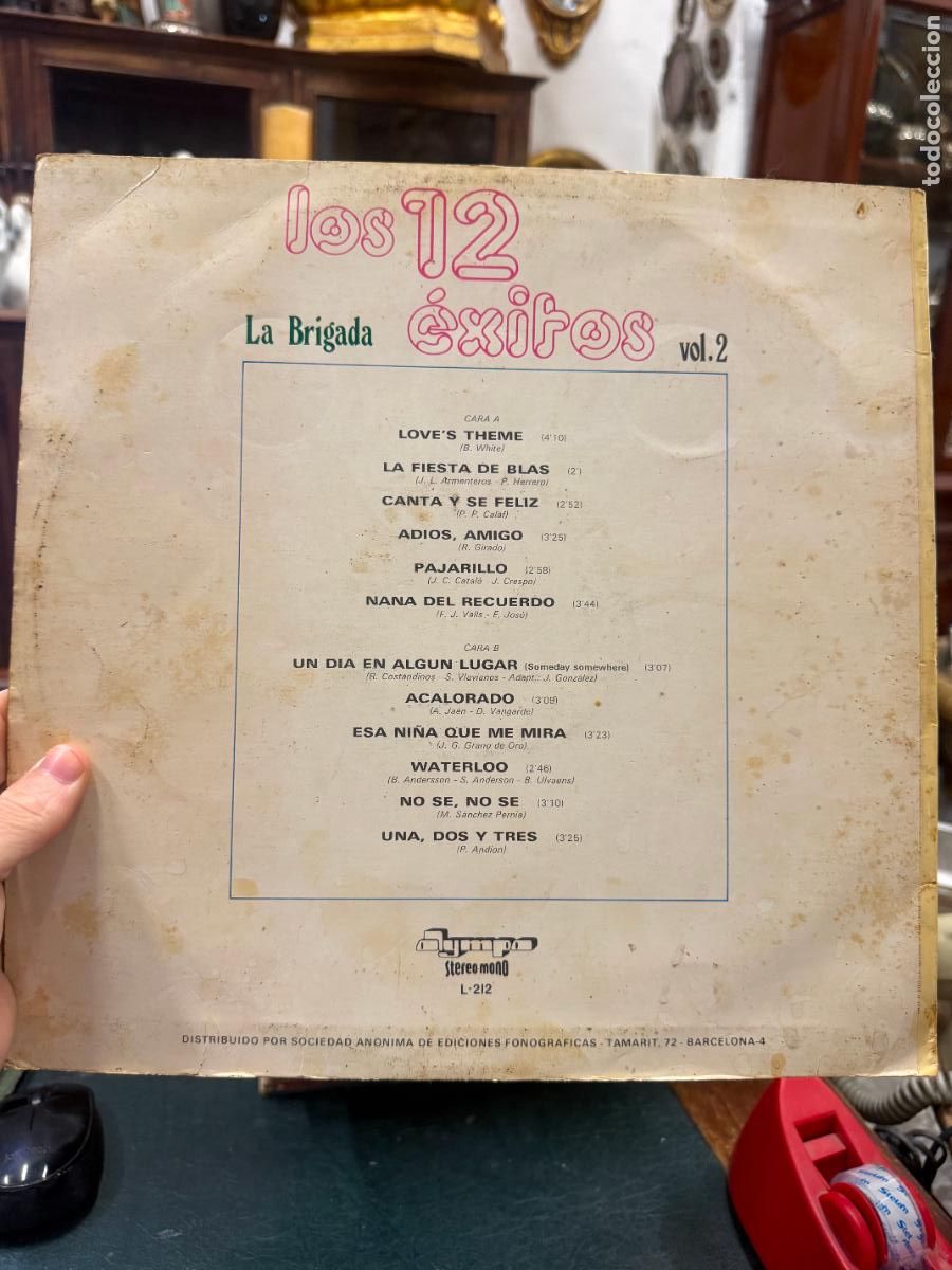 Discos de vinilo: LP LOS 12 EXITOS VOL. 2 - Foto 2