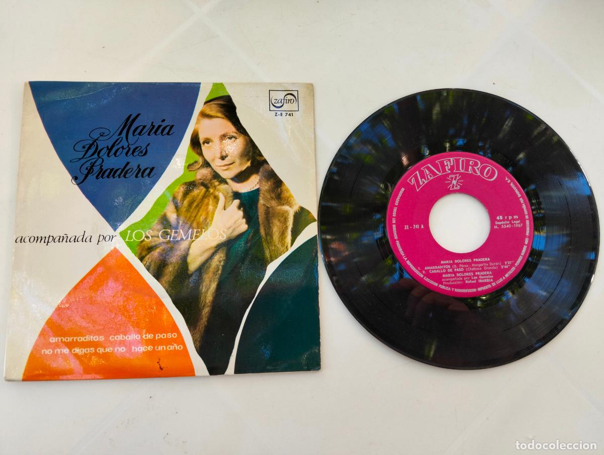 Discos de vinilo: MARIA DOLORES PRADERA, AMARRADITOS , EDITA ZAFIIRO, A&Ntilde;O 1967