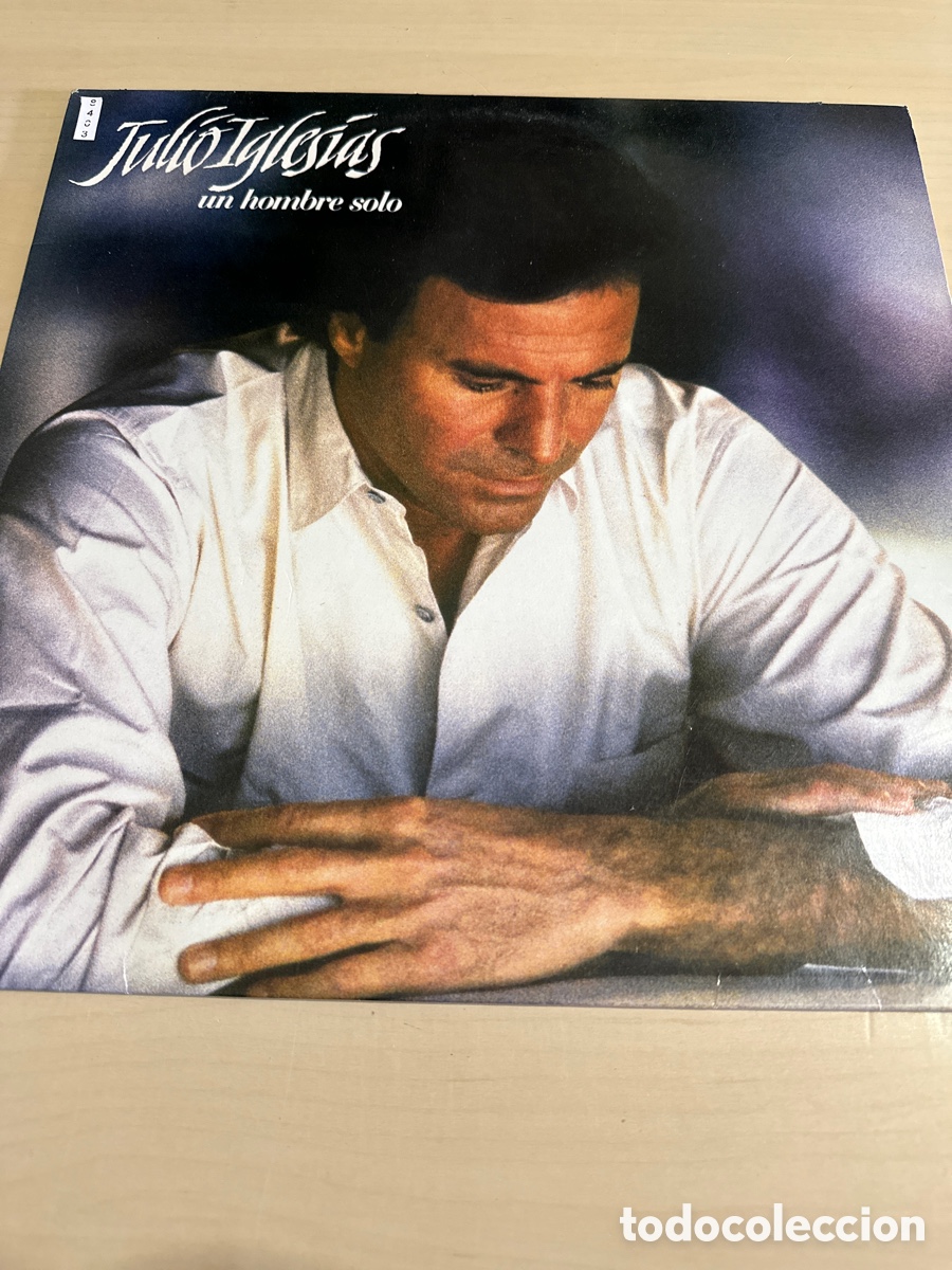Discos de vinilo: VIN8403 julio iglesias un hombre solo vinilo segunda mano
