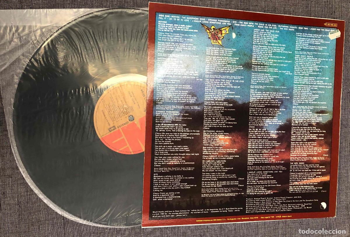 Discos de vinilo: LP KATE BUSH THE KICK INSIDE LA PATADA INTERIOR. EMI ODEON 1978 - Foto 2