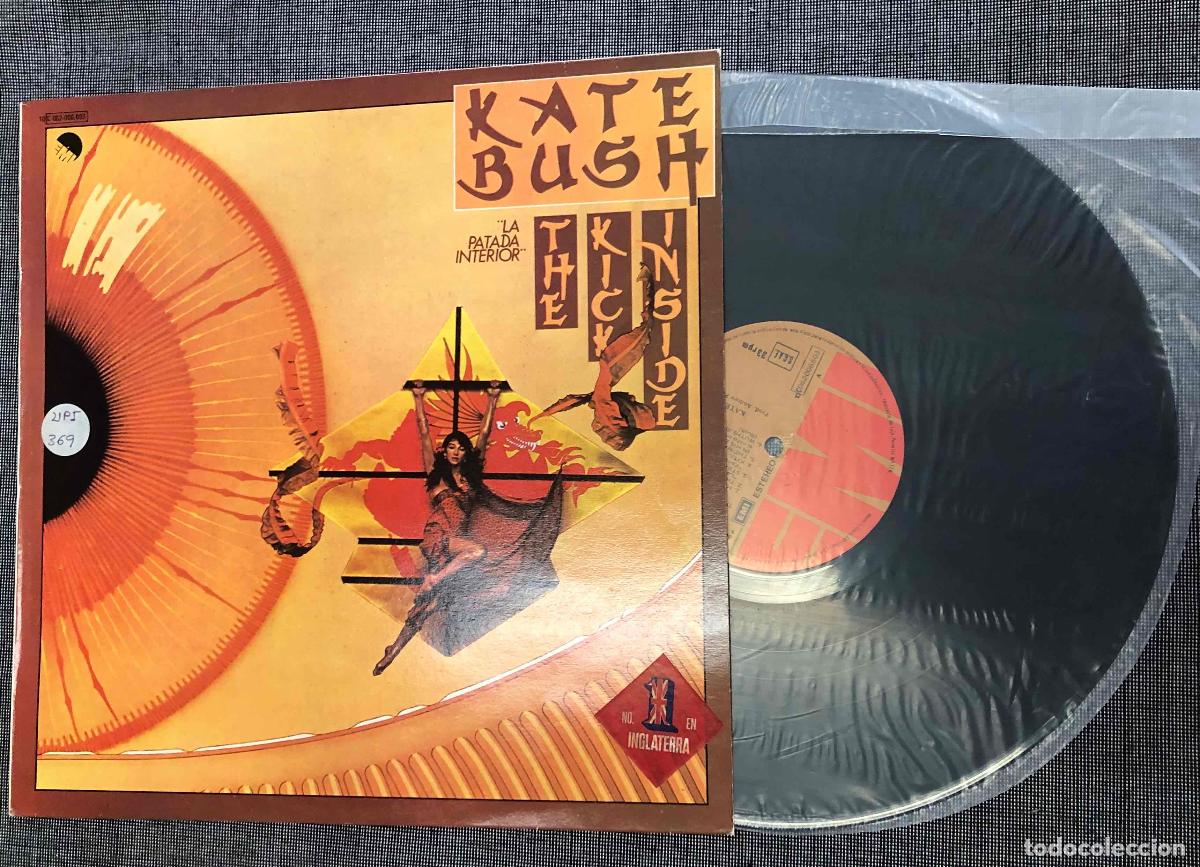 Discos de vinilo: LP KATE BUSH THE KICK INSIDE LA PATADA INTERIOR. EMI ODEON 1978